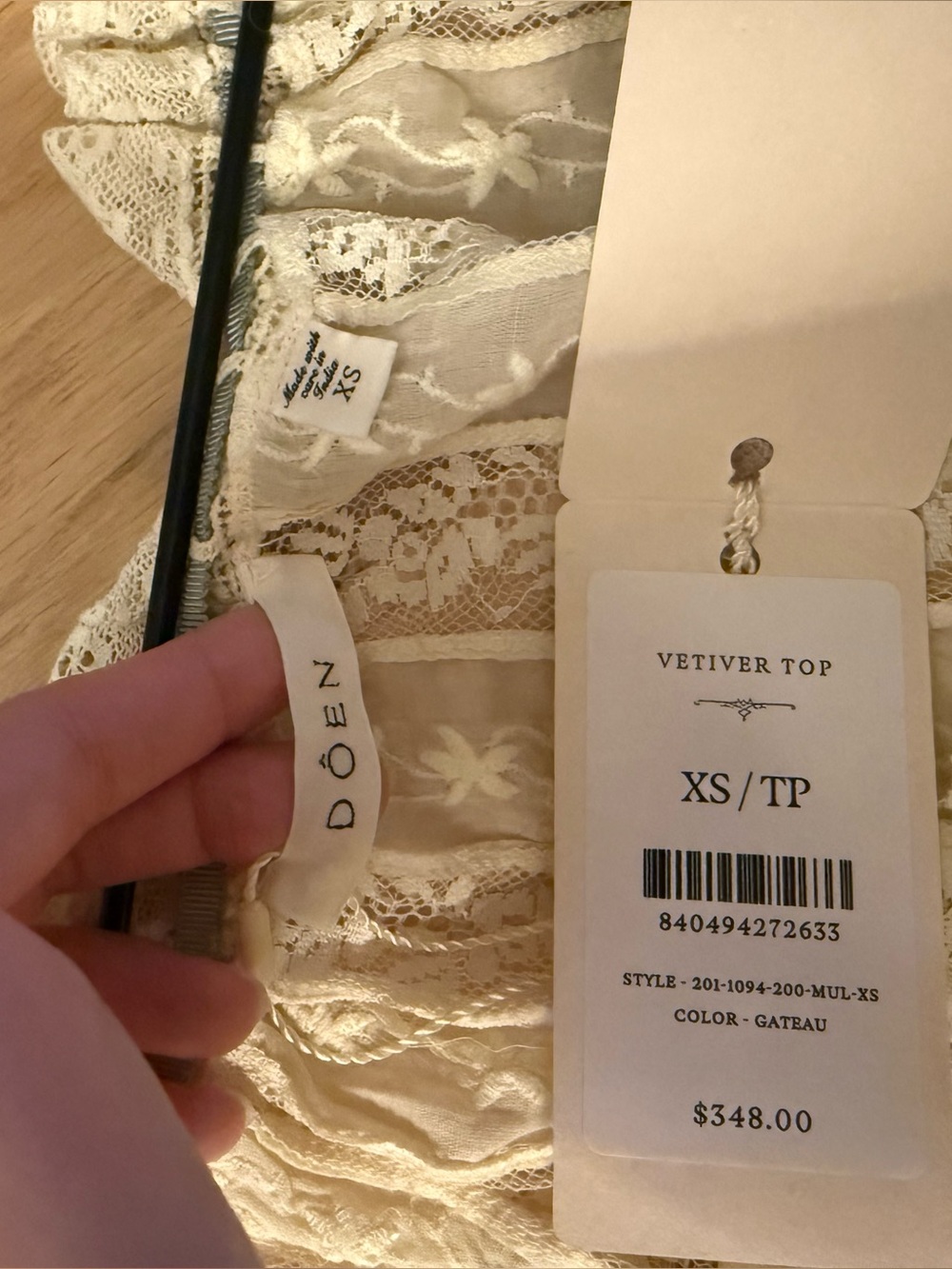 Doen Vetiver Top in Gateau - Picture 4 of 5